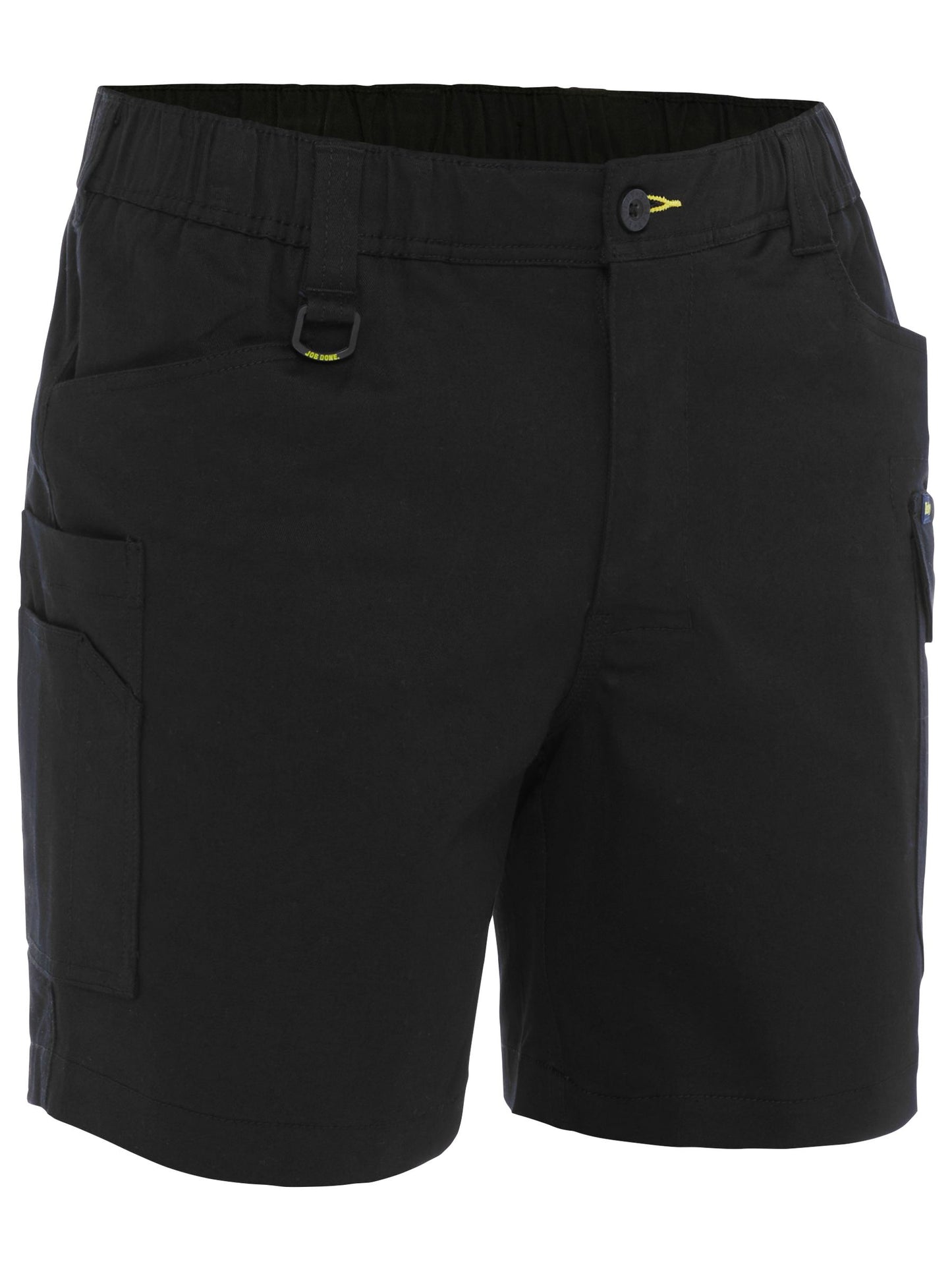 Stretch Cotton Elastic Waist Cargo Short - 1 - Shorts