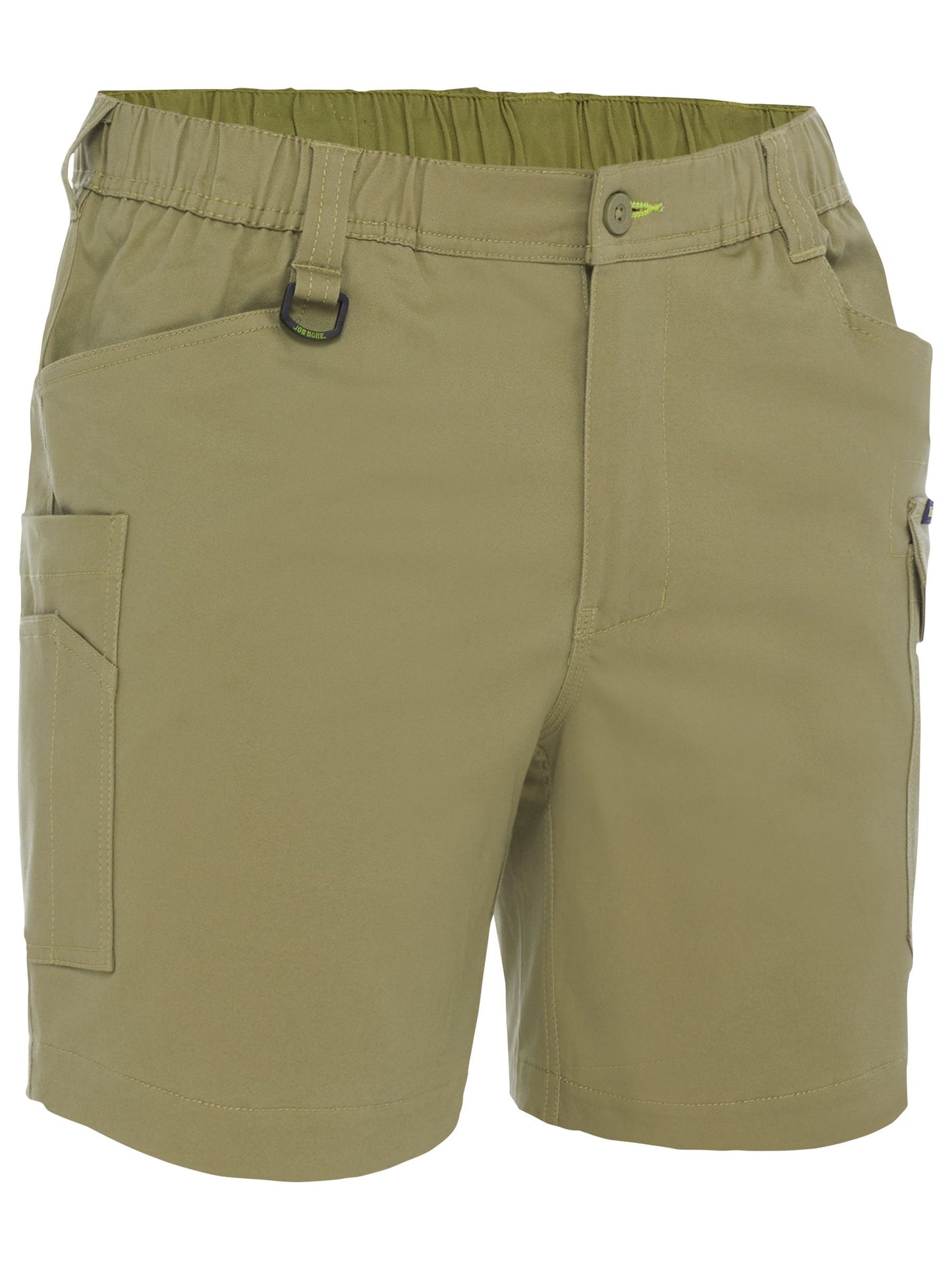 Stretch Cotton Elastic Waist Cargo Short - 2 - Shorts