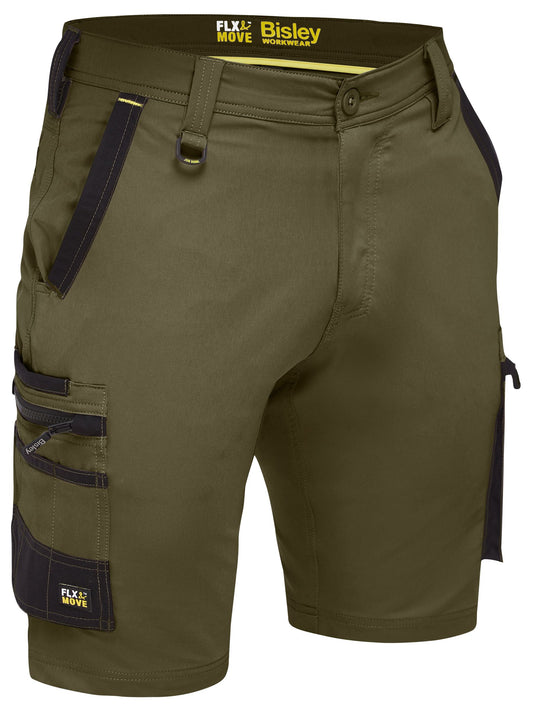 Flx & Move™ 4-Way Stretch Zip Cargo Short
