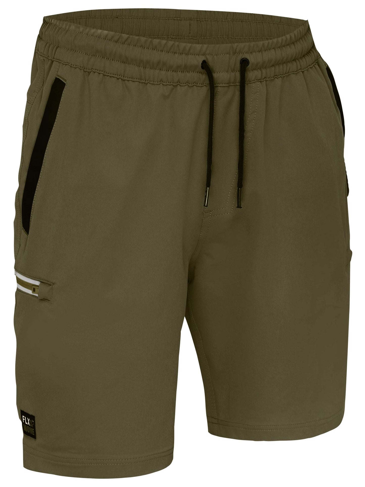 Flx & Move™ 4-Way Stretch Elastic Waist Cargo Short - 3 - Shorts