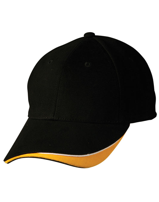 The edge, two tone heavy brushed  sandwich peak