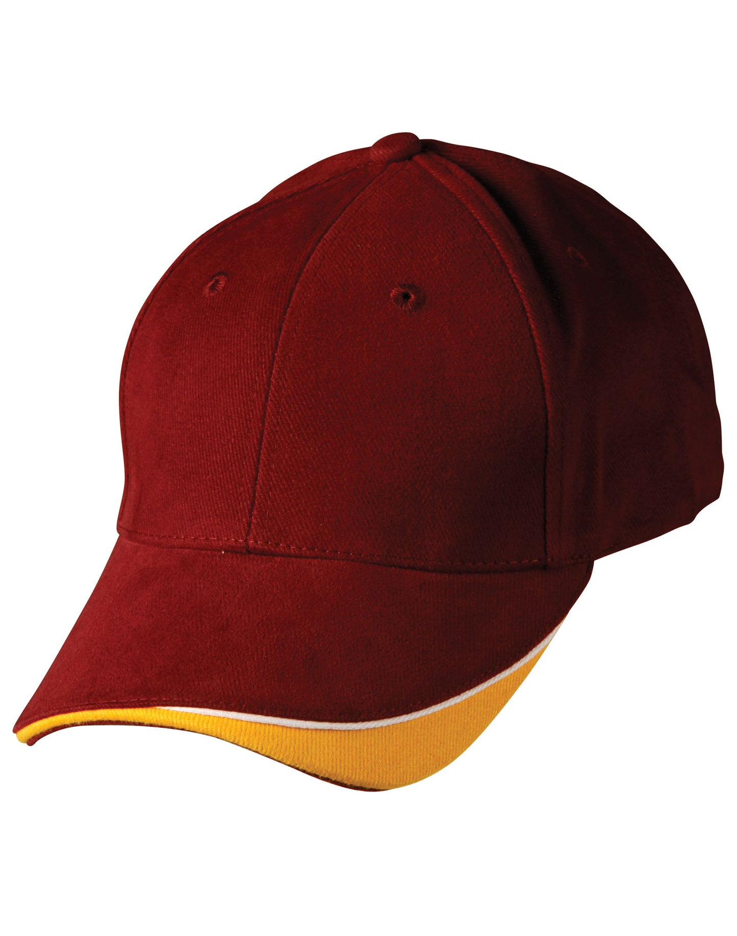 The edge, two tone heavy brushed  sandwich peak