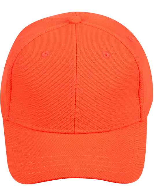 Pique mesh structured cap.