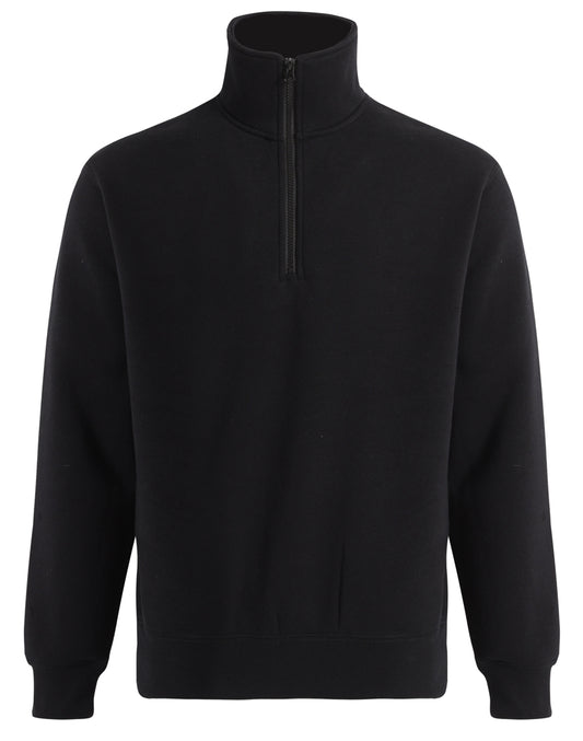 Kids' 1/2 Zip Collar Fleecy Sweat