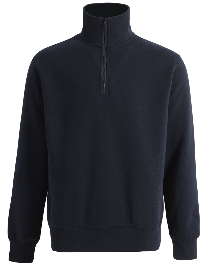 Kids' 1/2 Zip Collar Fleecy Sweat