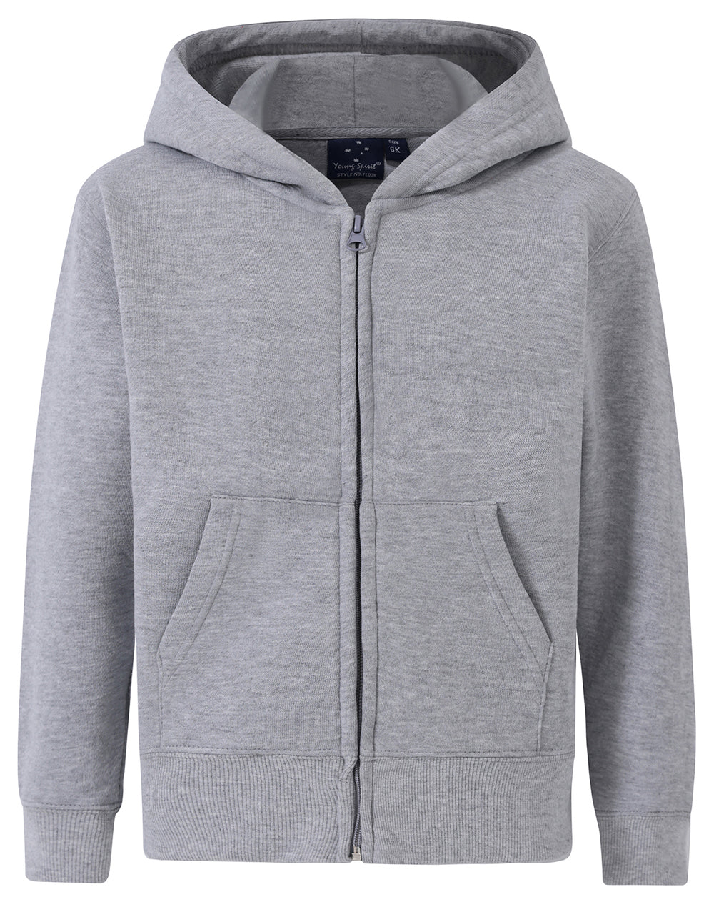Kid's full-zip fleecy hoodie