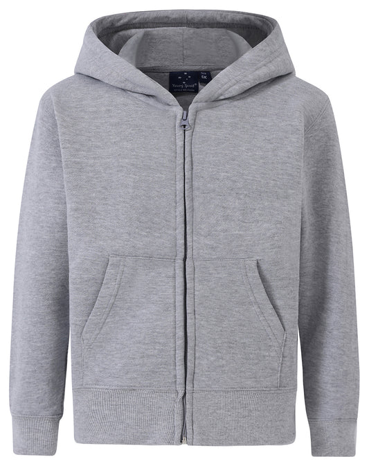 Kid's full-zip fleecy hoodie