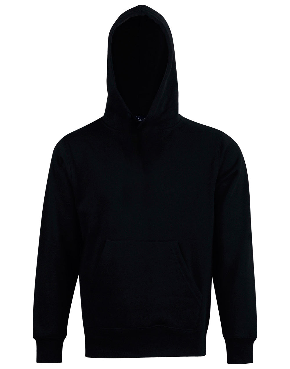 Kids' Close Front  Contrast Fleecy Hoodie