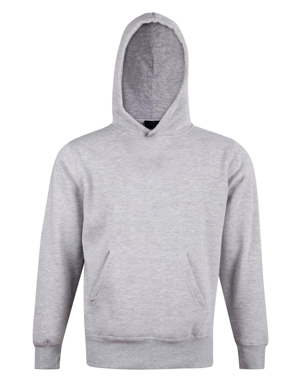 Kids' Close Front  Contrast Fleecy Hoodie