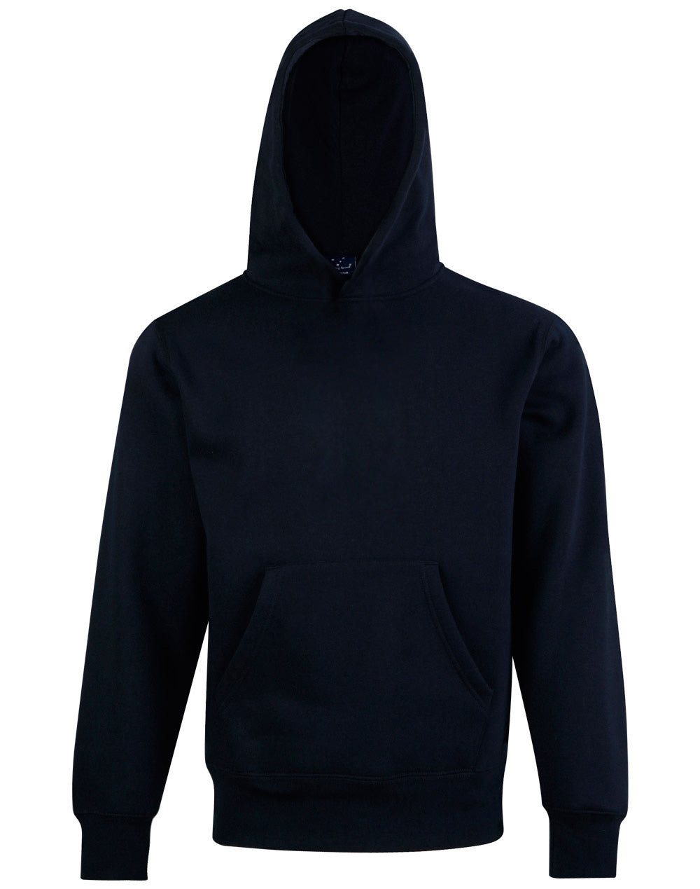 Kids' Close Front  Contrast Fleecy Hoodie