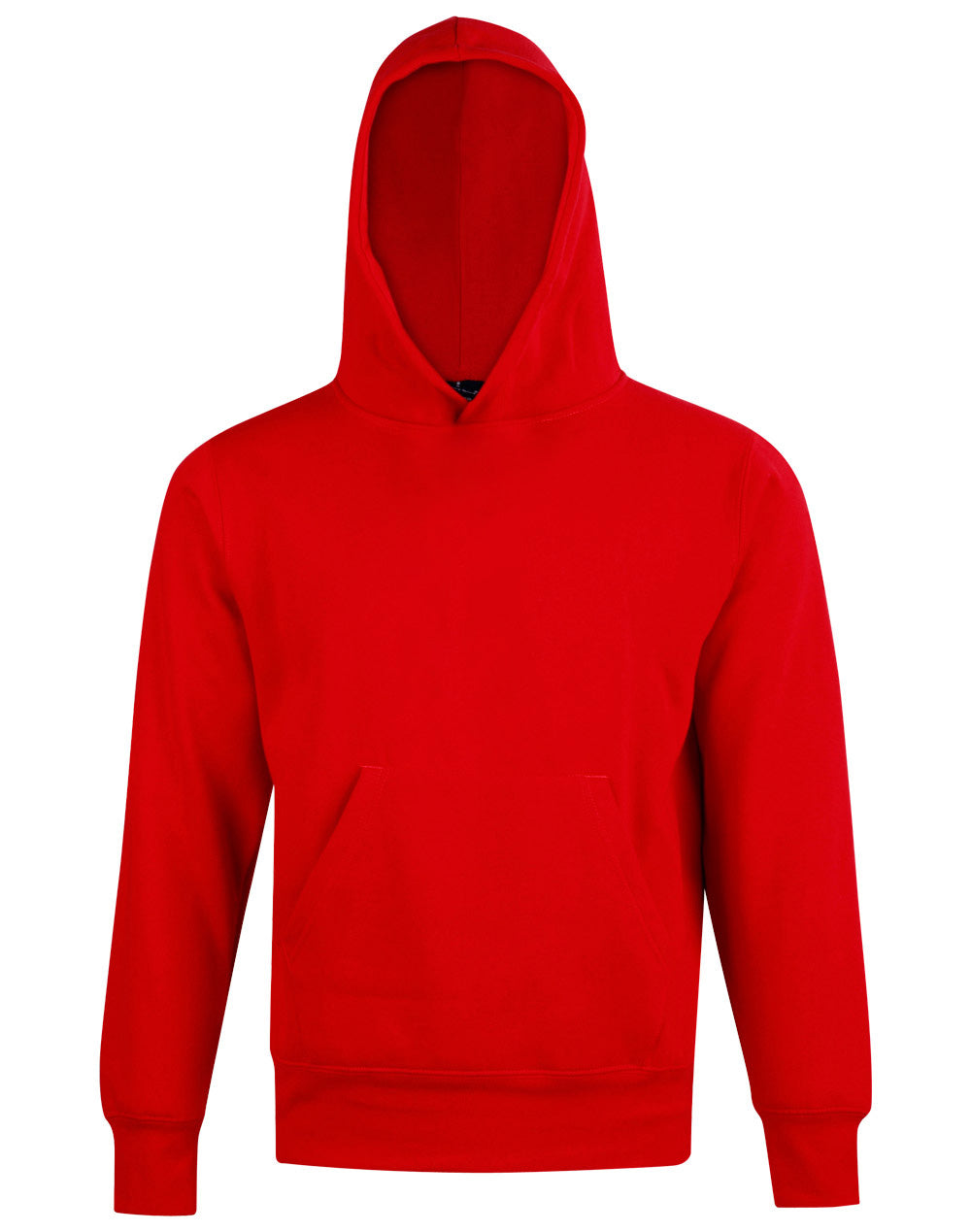 Kids' Close Front  Contrast Fleecy Hoodie