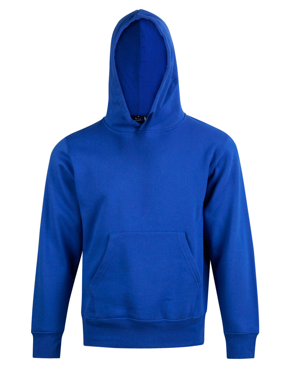 Kids' Close Front  Contrast Fleecy Hoodie