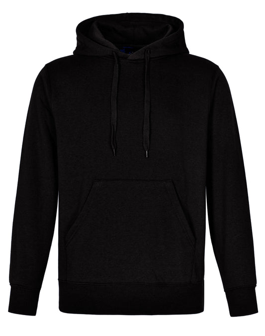 Adult's Close Front  Contrast Fleecy Hoodie