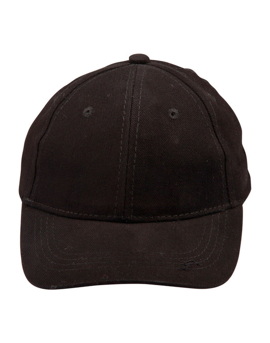 Kids brushed cotton cap
