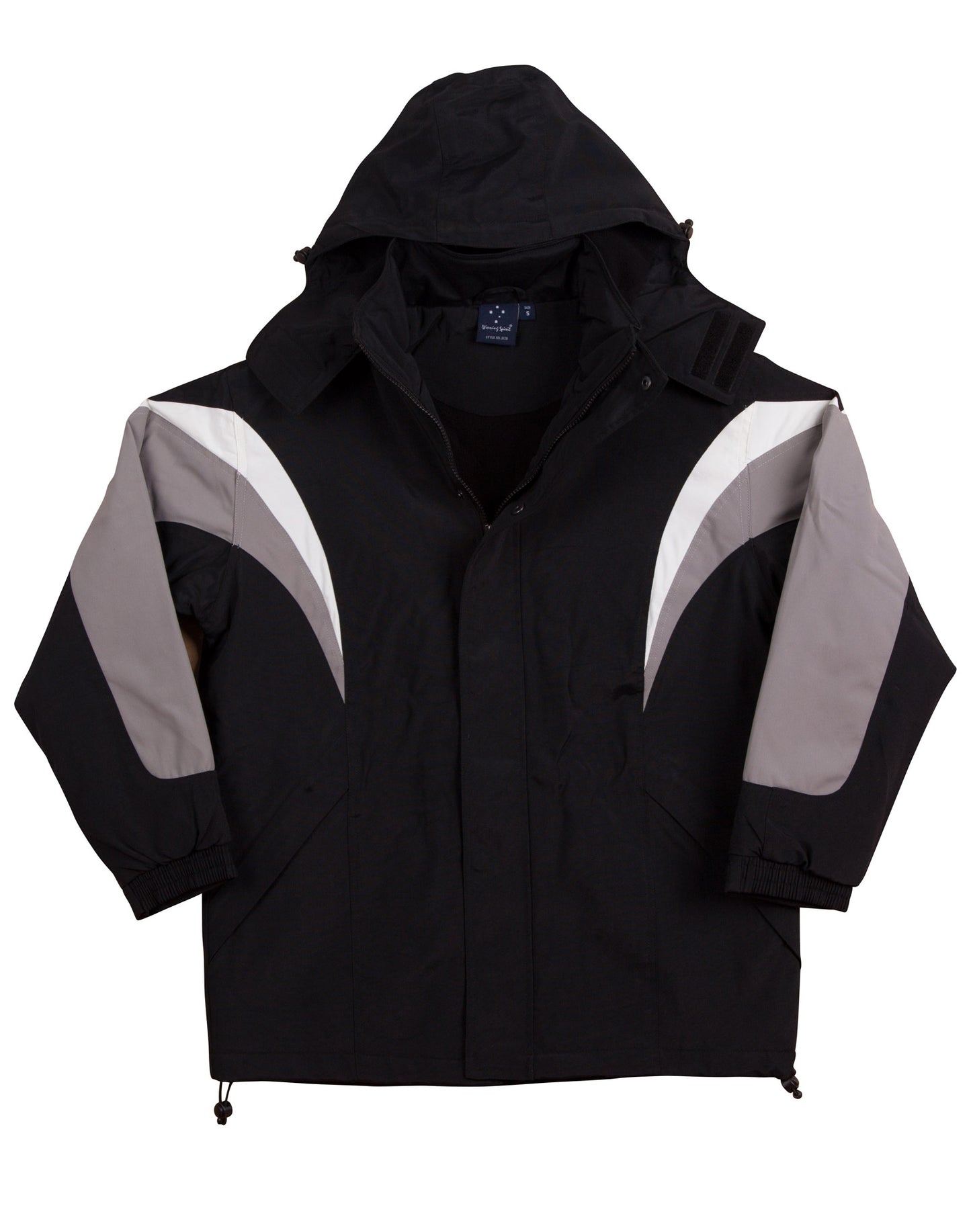 bathurst tri-color jacket with hood