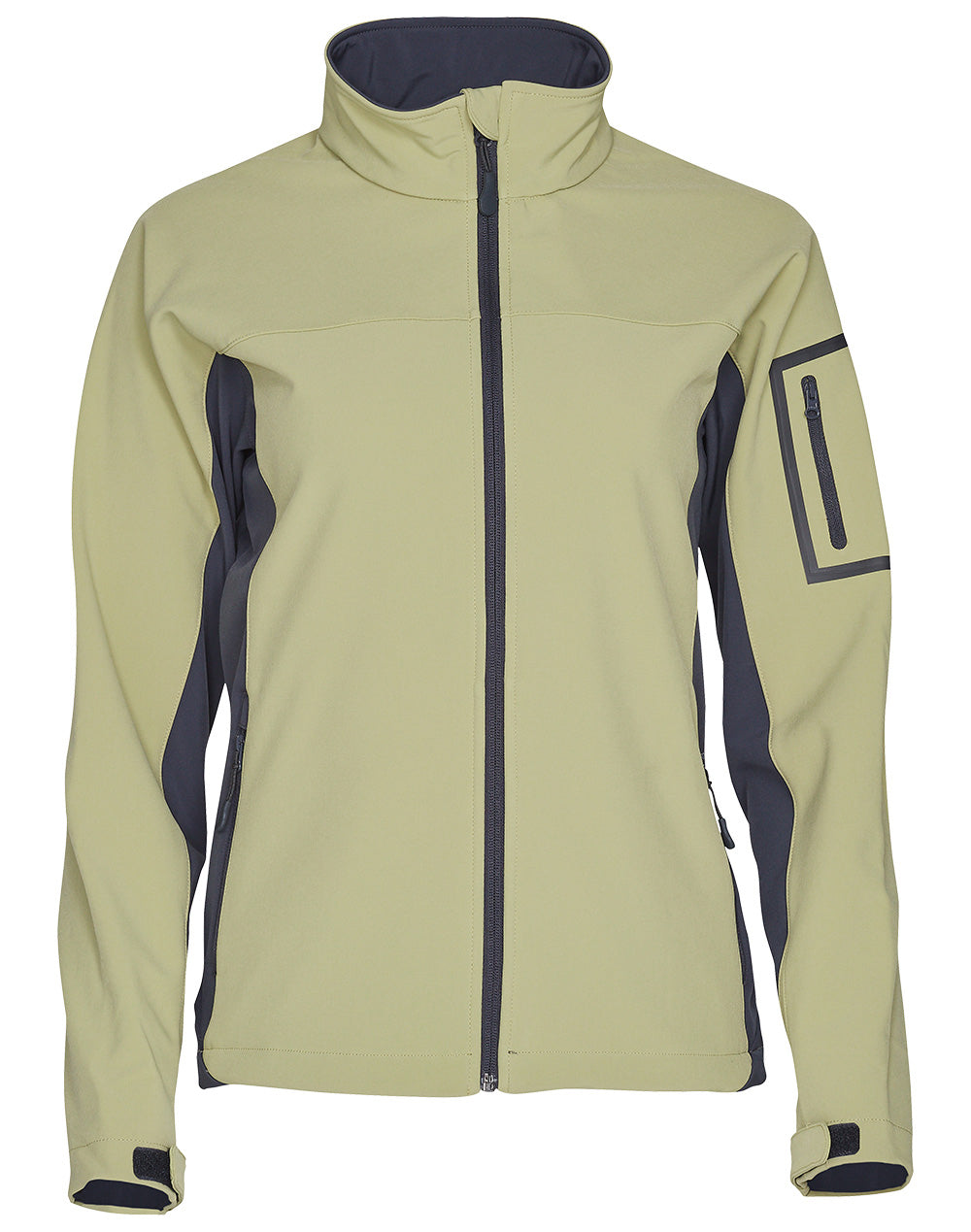 Ladies' Contrast Softshell Jacket