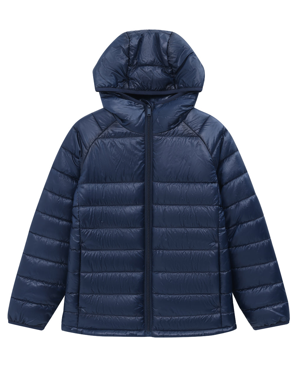 Kids' Sustainable Lightweight Hooded Puffer Jacket
