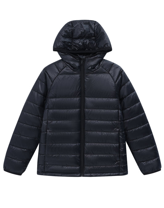 Adult's Sustainable Lightweight Hooded Puffer Jacket