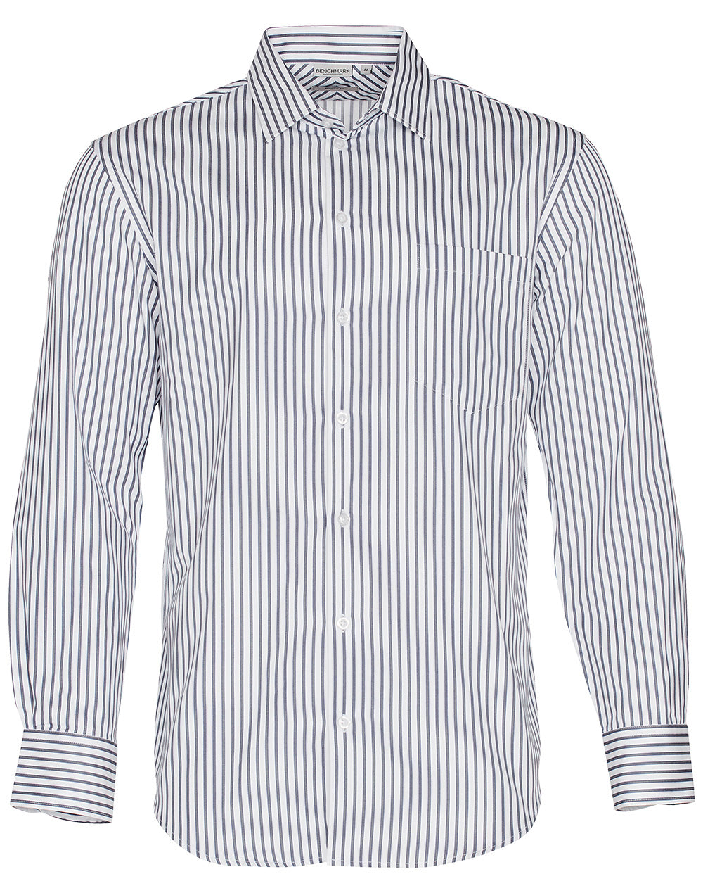 Men's Sateen Stripe L/S Shirt