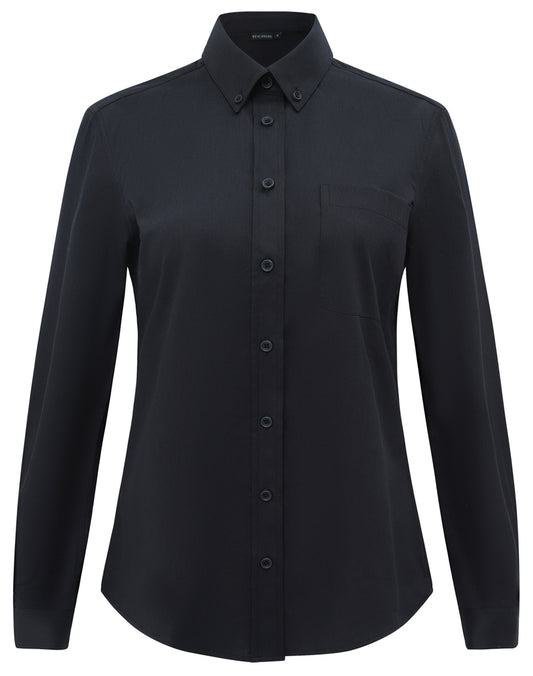 Ladies' Smart Casual Cotton Blend L/S Shirt