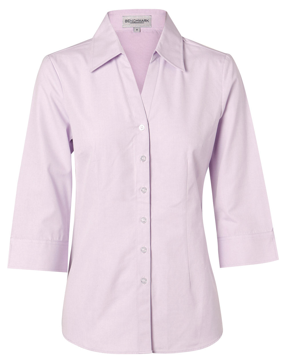 Women's CVC Oxford 3/4 Sleeve Shirt