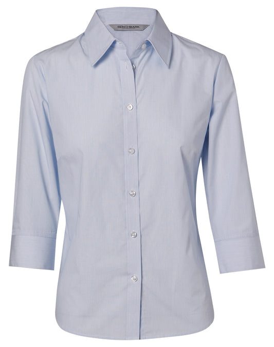 Women's Fine Stripe 3/4 Sleeve Shirt