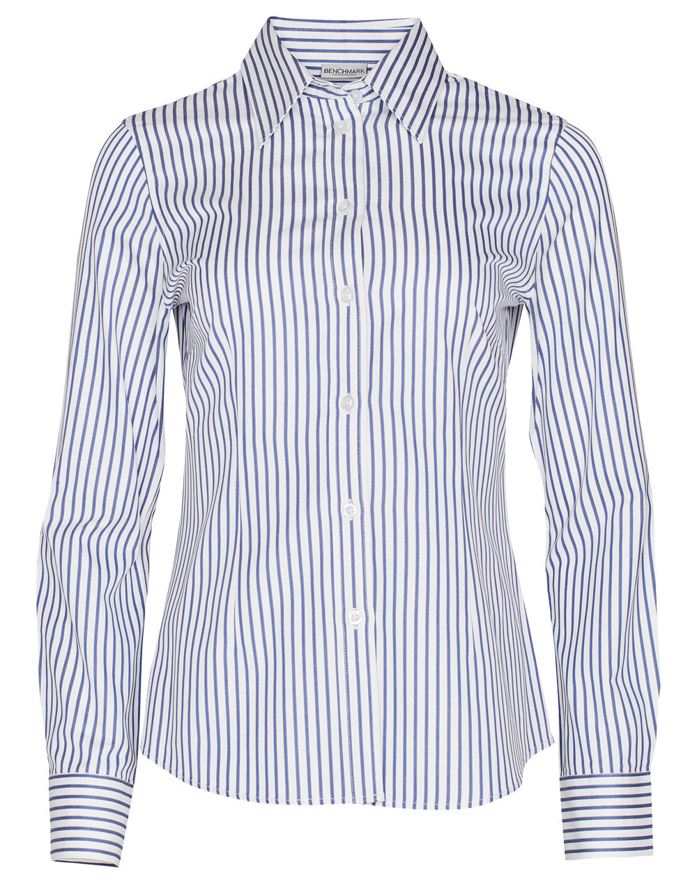 Women's Sateen Stripe L/S Shirt