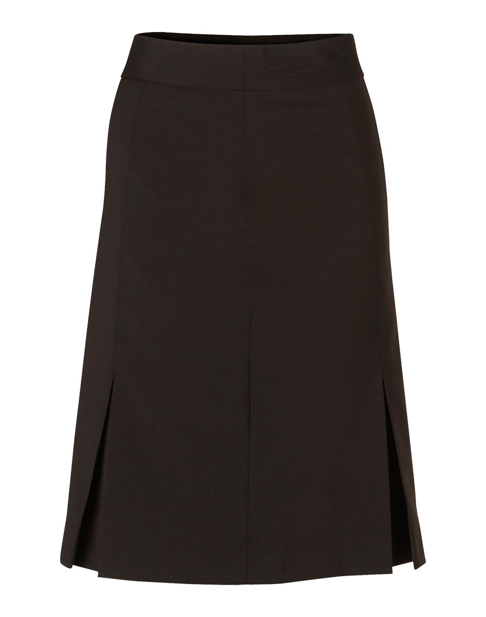 Women?€?s Pleated Skirt in Wool Stretch