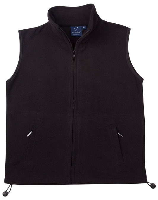 Unisex polar fleece vest