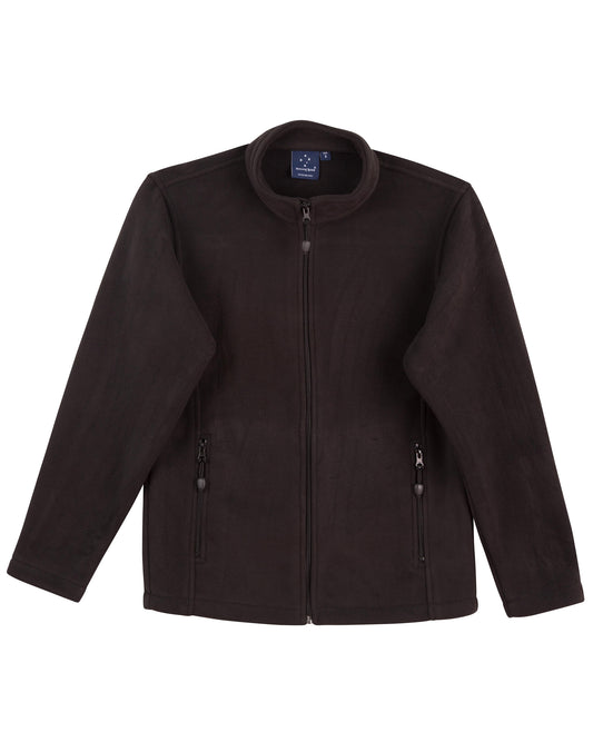 Mens bonded P/F full zip jacket