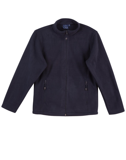 Mens bonded P/F full zip jacket