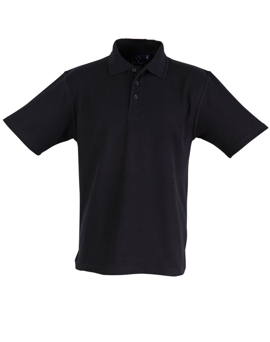 Unisex poly/cotton pique S/L