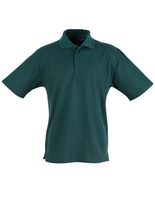 Unisex poly/cotton pique S/L