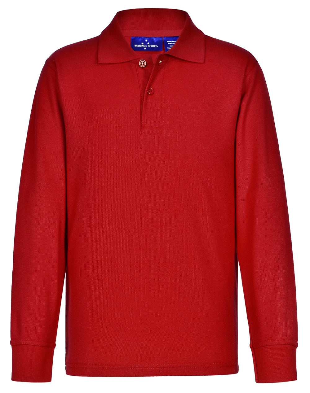 Kids' 240gsm Poly/Cotton Pique L/S Polo