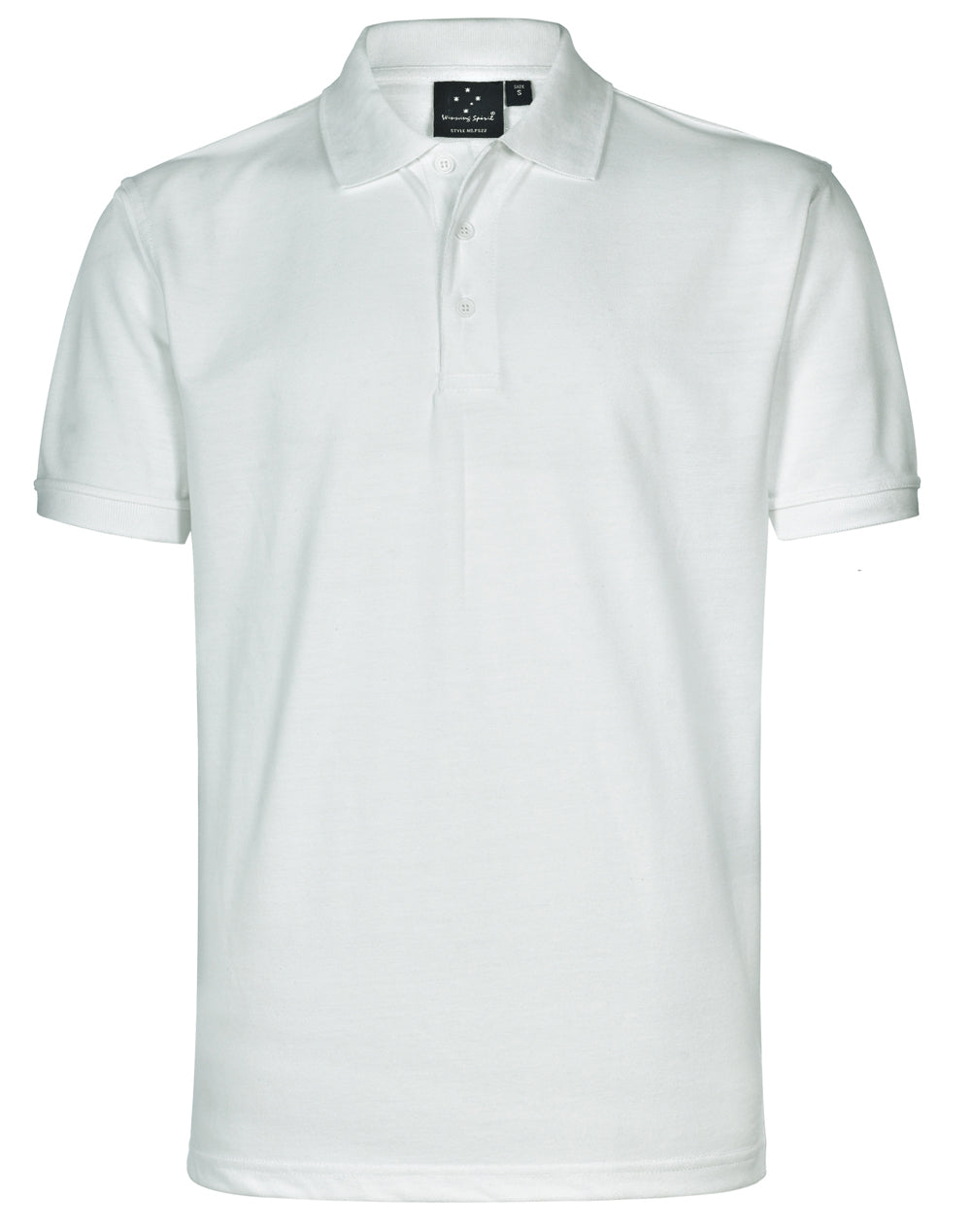 mens tight pique knit S/S polo