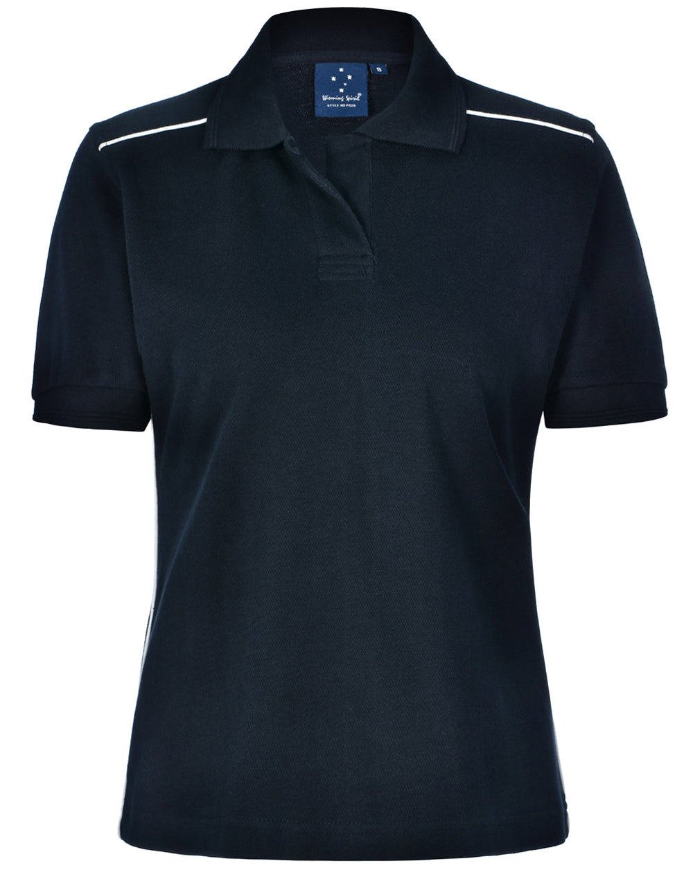 ladies' pure cotton contrast piping