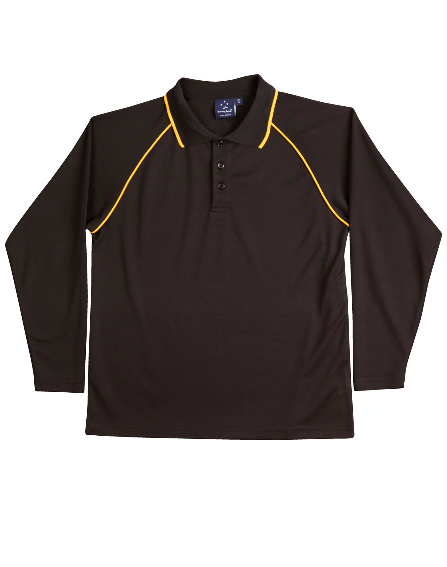 Kid's cooldry raglan L/S polo