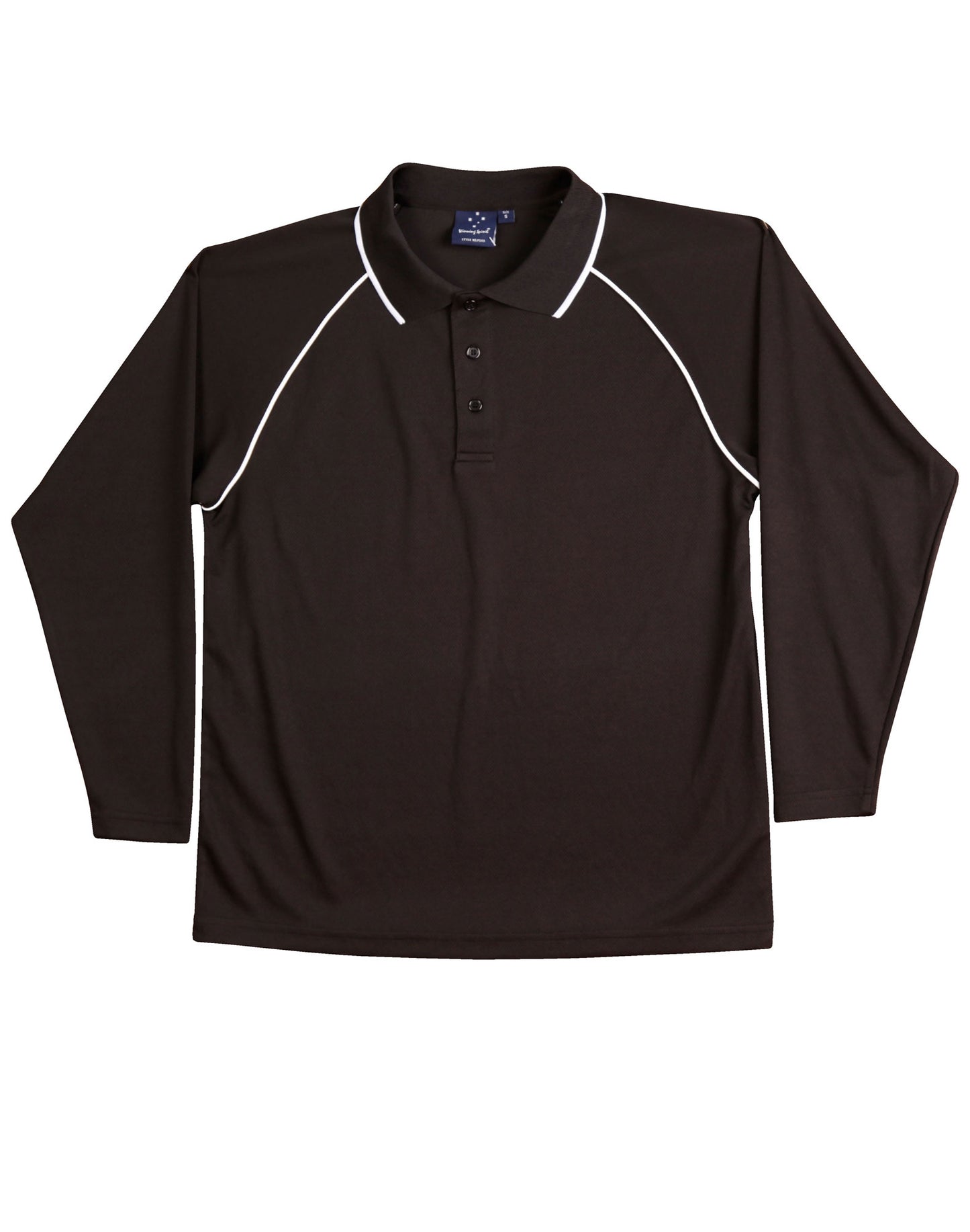 Kid's cooldry raglan L/S polo