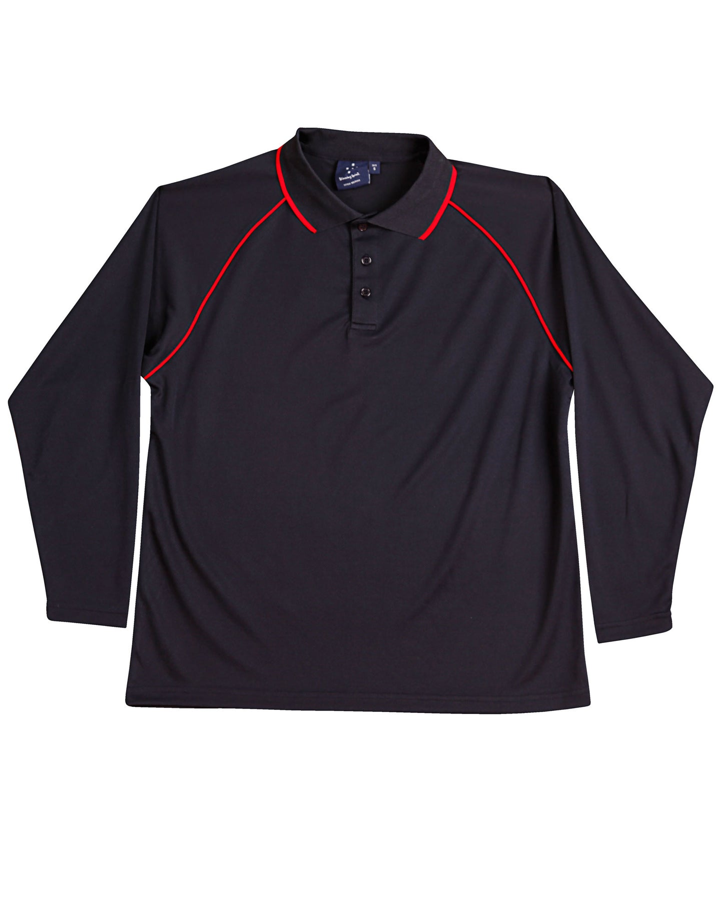 Kid's cooldry raglan L/S polo