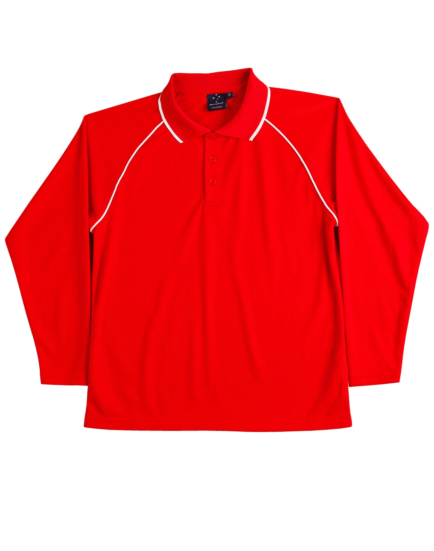 Kid's cooldry raglan L/S polo