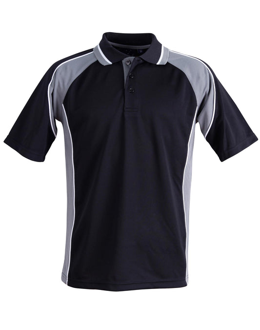 Kids' mini waffle CoolDry Polo