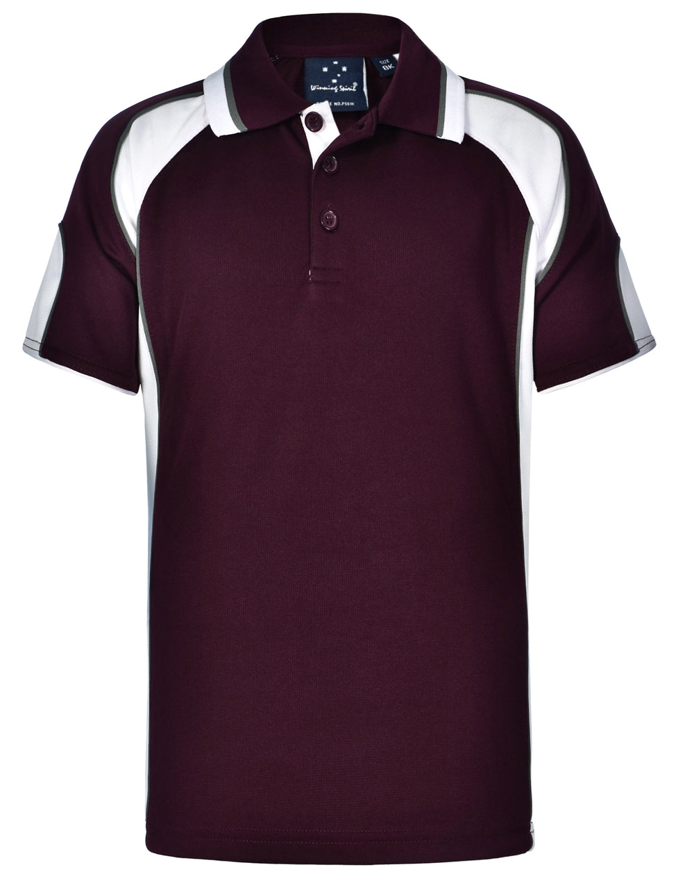 Kid's Cooldry Contrast Polo With Sleeve Panel