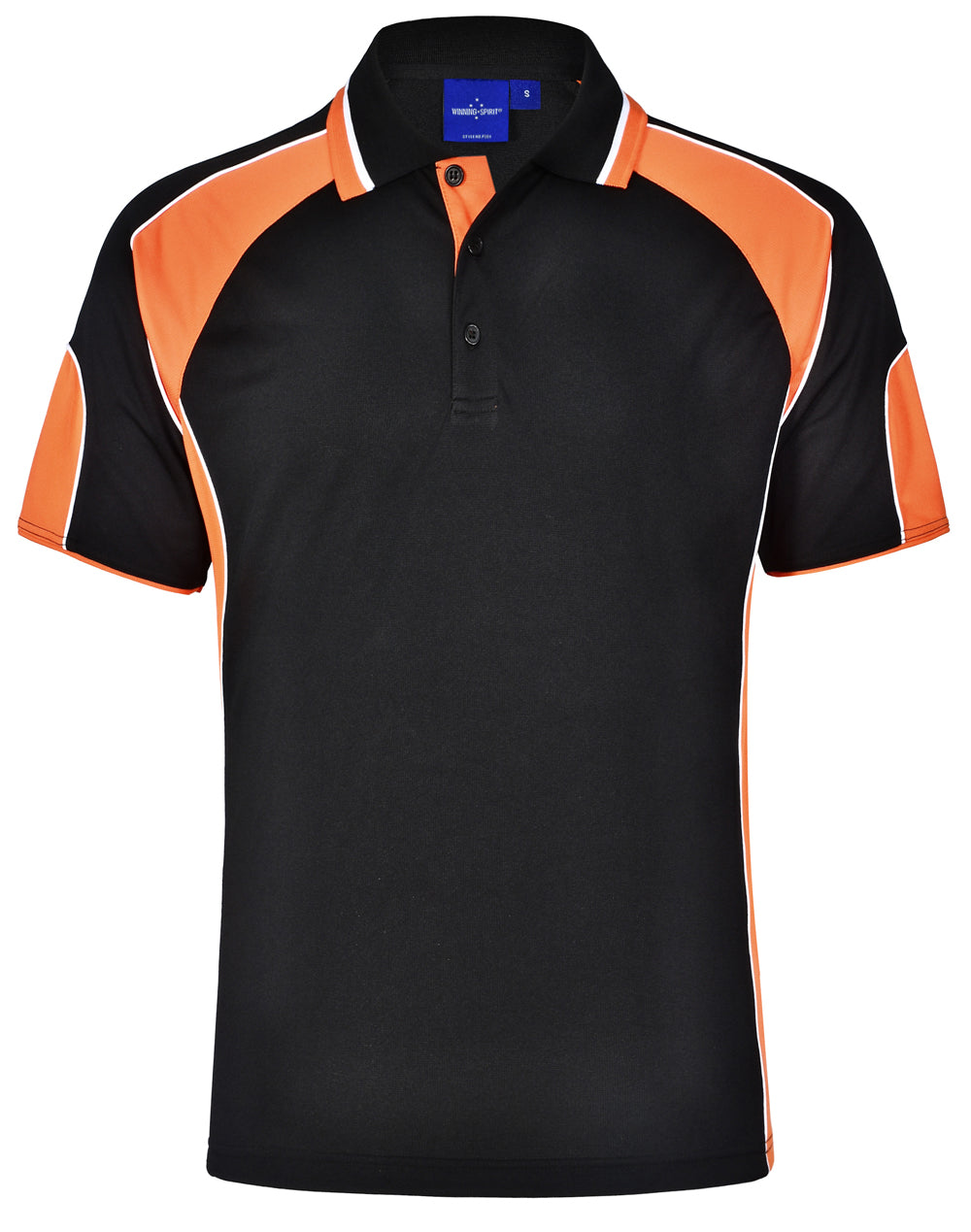 Kid's Cooldry Contrast Polo With Sleeve Panel
