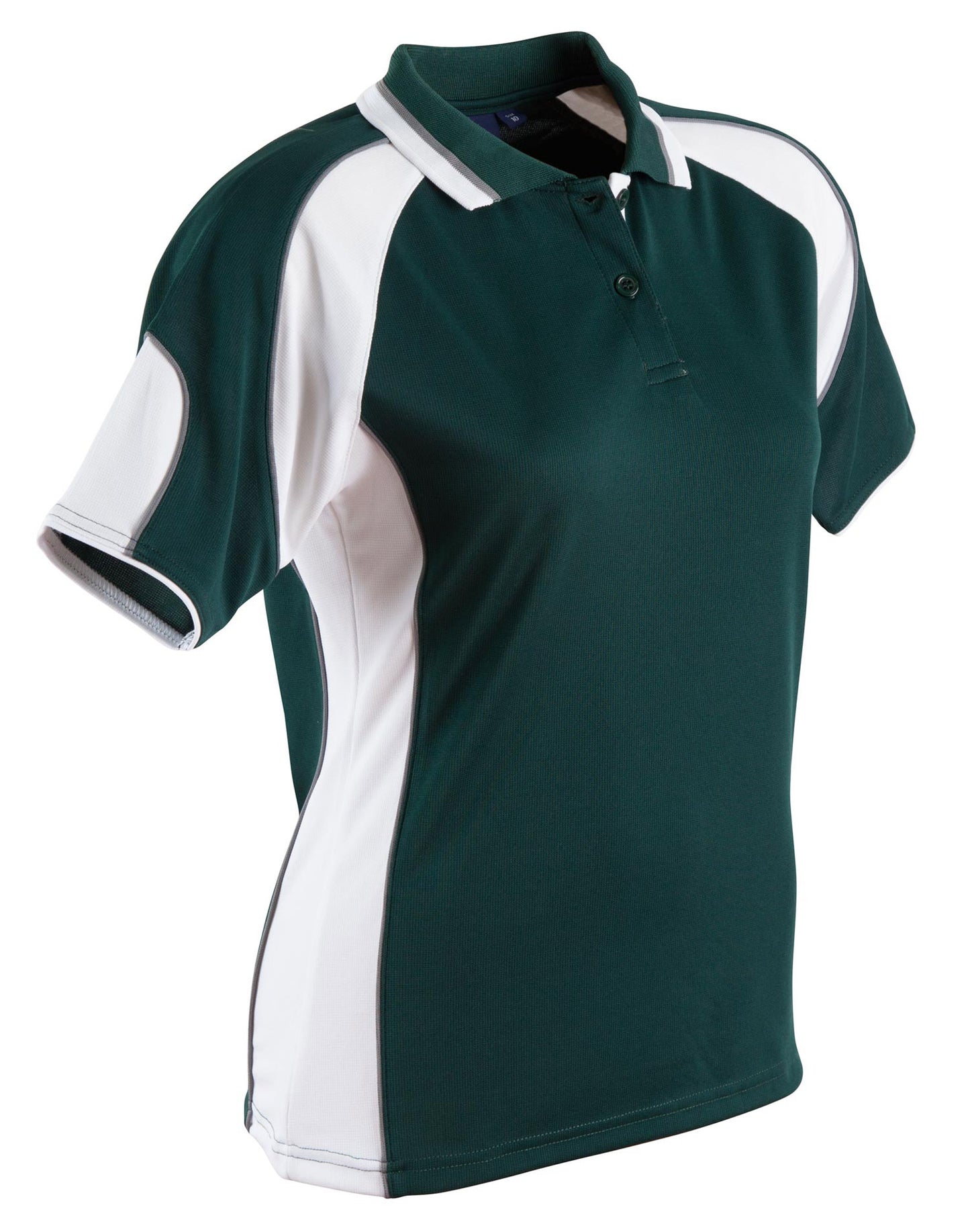 Ladies' Cooldry Contrast Polo With Sleeve Panel