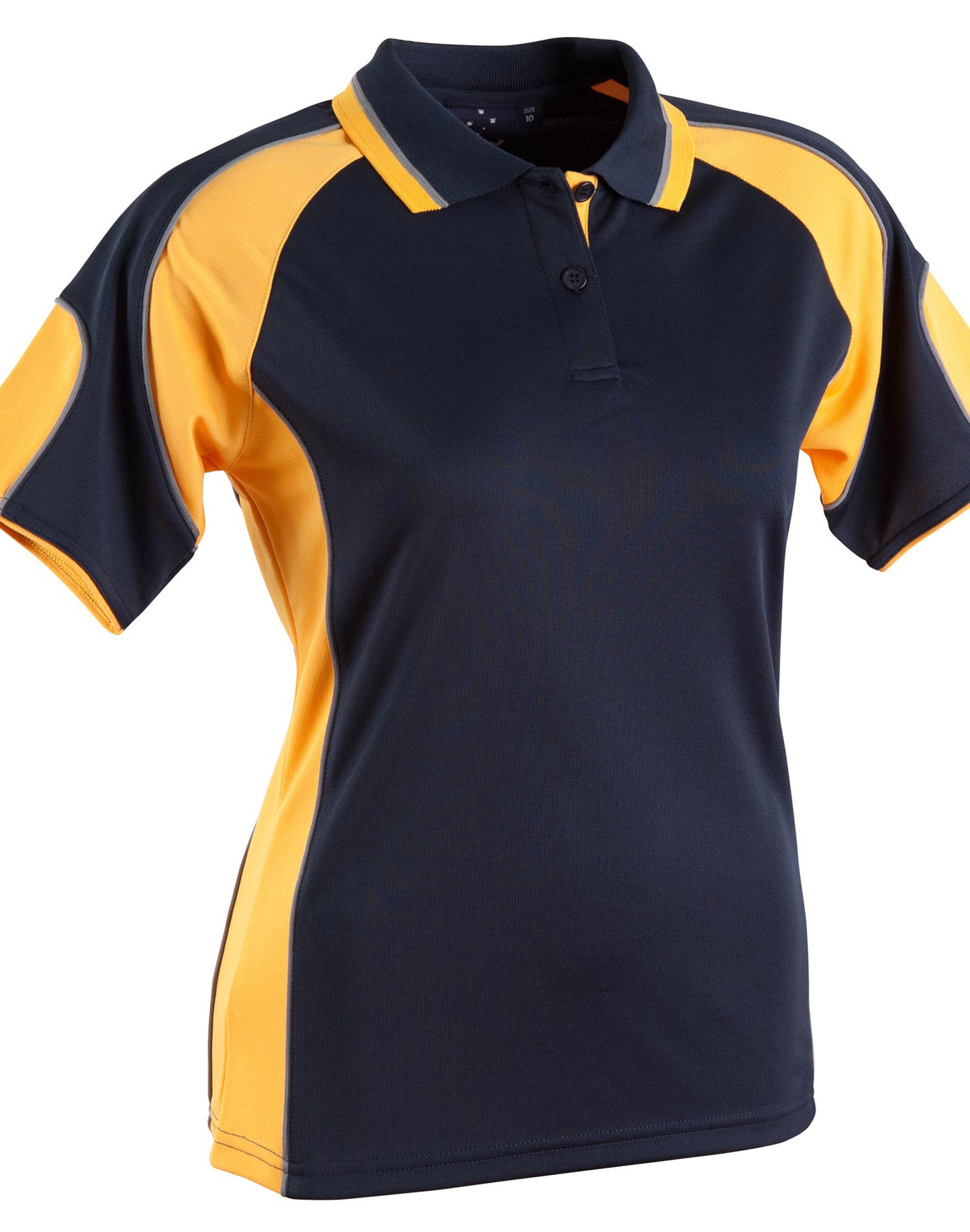 Ladies' Cooldry Contrast Polo With Sleeve Panel