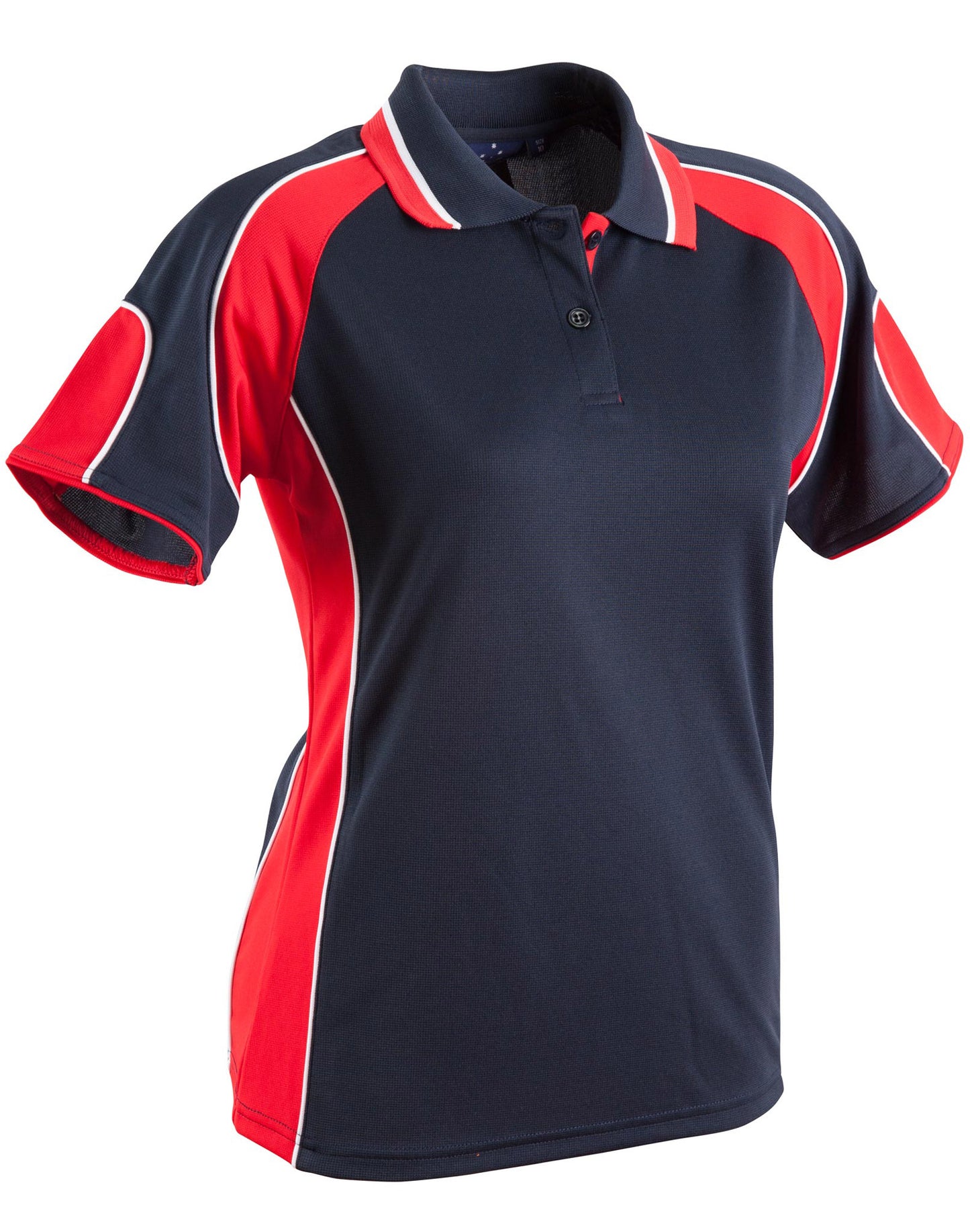 Ladies' Cooldry Contrast Polo With Sleeve Panel