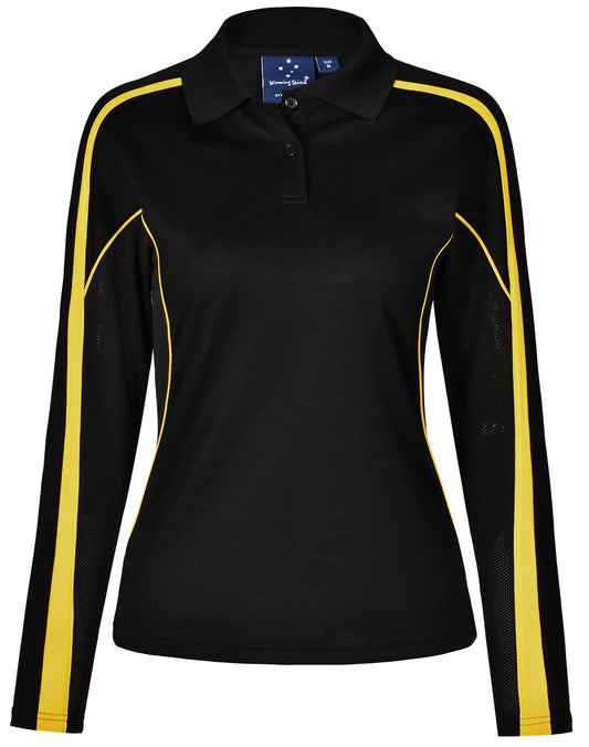 Ladies' TrueDry Long Sleeve Polo