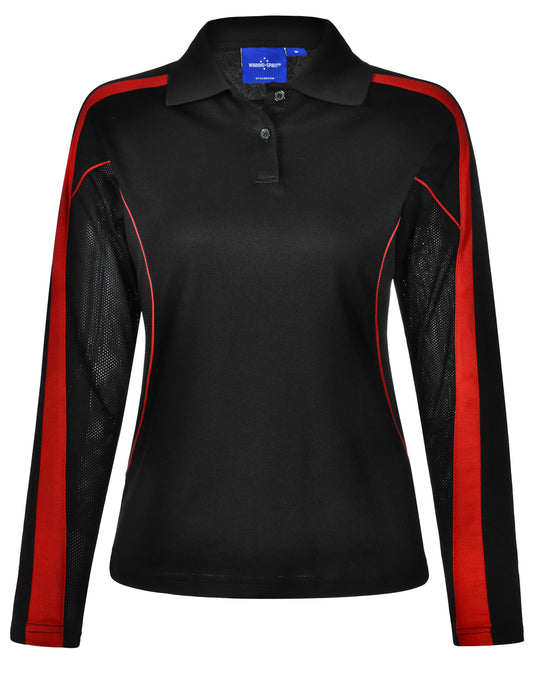 Ladies' TrueDry Long Sleeve Polo