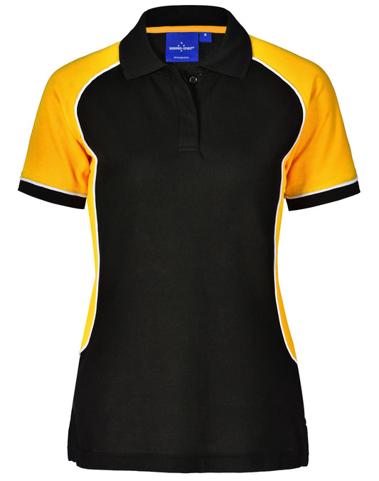 Ladies' TrueDry Tri-colour S/S Pique Polo