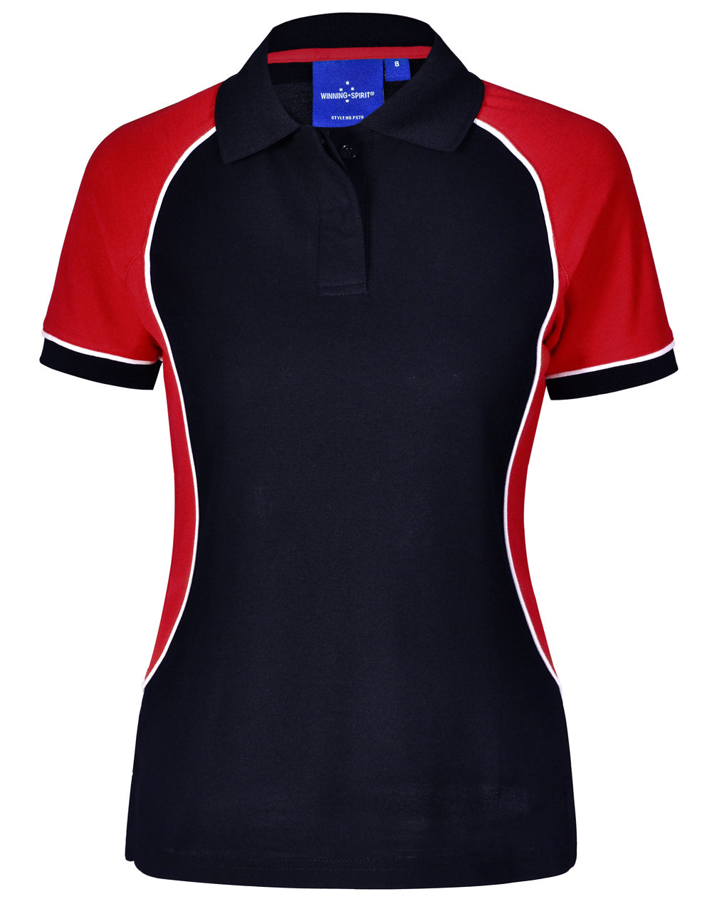 Ladies' TrueDry Tri-colour S/S Pique Polo